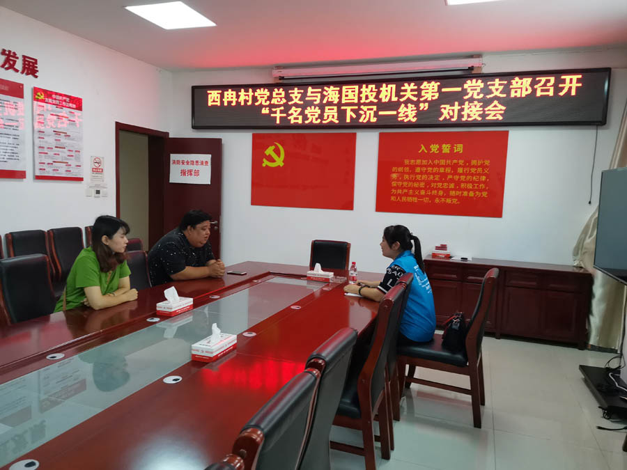 1655985293481343.jpg 海國(guó)投公司機(jī)關(guān)第一黨支部與四季青鎮(zhèn)西冉村黨總支完成對(duì)接.jpg